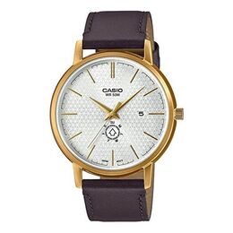 Часы analog 'brown gold' Casio, коричневый mtp-b125gl-7av | brown/gold