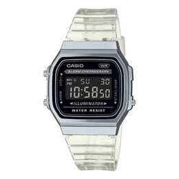 Часы digital 'clear silver black' Casio, мультиколор a168xes-1b | clear/silver/black