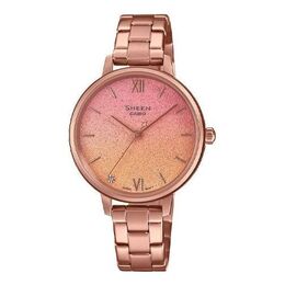 Часы analog 'gradient rose gold' Casio, золотой she-4548pg-4a | rose gold/ pink/gold