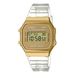 Часы digital 'clear gold' Casio, мультиколор a168xesg-9a | clear/gold