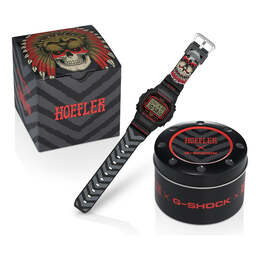 Часы kelvin hoefler x powell peralta g-shock digital 'black' Casio, черный dw-5600kh-1 | black