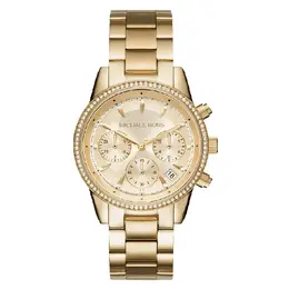 Часы наручные Michael Kors Ritz с хронографом, золотой 1mi51m00e-f11