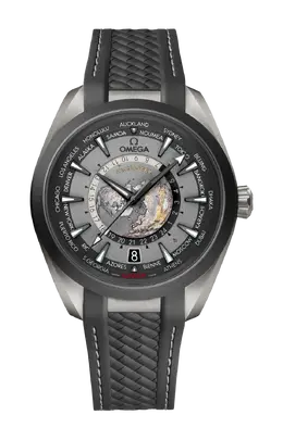 Часы seamaster aqua terra 150m co‑axial master chronometer gmt worldtimer 43 мм Omega 220.92.43.22.99.001