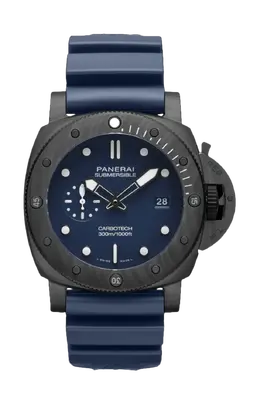 Часы submersible quarantaquattro carbotech blu abisso Panerai pam01597
