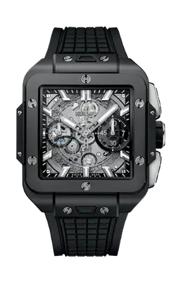 Часы square bang unico black magic 42 мм Hublot 821.ci.0170.rx