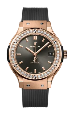 Часы classic fusion racing grey king gold diamonds 38 мм Hublot 565.ox.7081.rx.1204