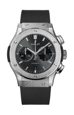 Часы classic fusion chronograph titanium racing grey 45 мм Hublot 521.nx.7071.rx