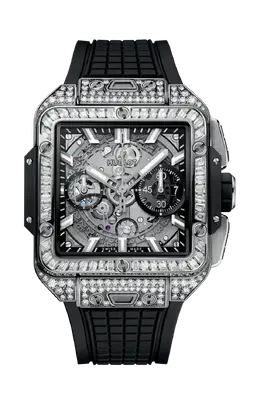 Часы square bang unico titanium jewellery 42 мм Hublot 821.nx.0170.rx.0904