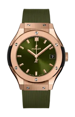 Часы classic fusion king gold green 33 мм Hublot 581.ox.8980.rx