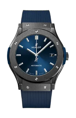 Часы classic fusion ceramic blue 45 мм Hublot 511.cm.7170.rx