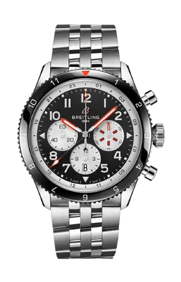 Часы super avi b04 chronograph gmt 46 mosquito Breitling yb04451a1b1a1