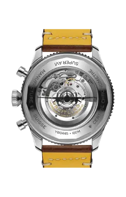 Часы super avi b04 chronograph gmt 46 mosquito acciaio inossidabile nero Breitling yb04451a1b1x1
