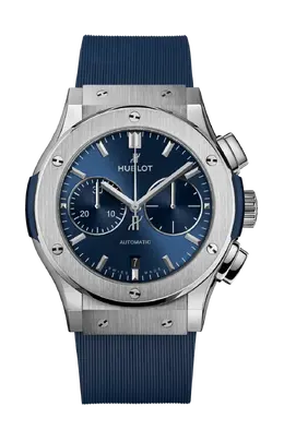 Часы classic fusion chronograph titanium blue 45 мм Hublot 521.nx.7170.rx