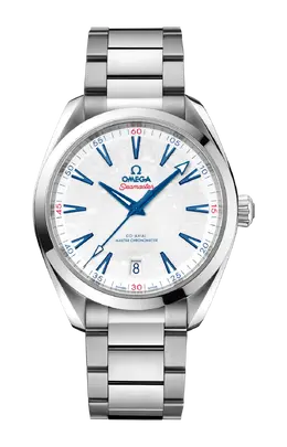 Часы seamaster aqua terra 150m co axial master chronometer 41 мм "bejing 2022" Omega 522.10.41.21.04.001