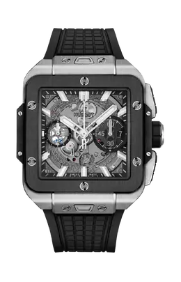 Часы square bang unico titanium ceramic 42mm Hublot 821.nm.0170.rx