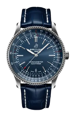 Часы navitimer automatic 41 acciaio inossidabile blu Breitling a17326161c1p3