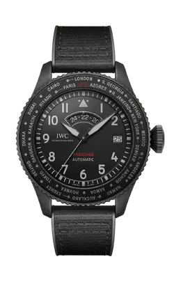 Часы pilot’s watch timezoner top gun ceratanium IWC iw395505