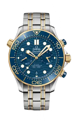 Часы seamaster diver 300m co axial master chronometer chronograph 44 мм Omega 210.20.44.51.03.001