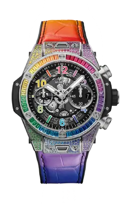 Часы big bang unico titanium rainbow Hublot 441.nx.1117.lr.0999