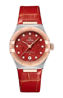 Часы Omega Constellation co-axial master chronometer с розовым золотом 29 мм 131.23.29.20.99.002