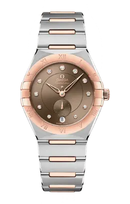 Часы Omega constellation co axial master chronometer small seconds 34 мм 131.20.34.20.63.001