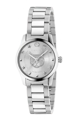 Часы Gucci G-timeless с серебром 27 мм ya126595