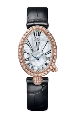 Часы Breguet Reine de naples 8928 из золота с бриллиантами 33 х 24,95 мм 8928br/51/944/dd0d3l