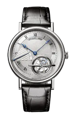 Часы classique grande complication tourbillon extra thin power reserve Breguet 5377pt/12/9wu