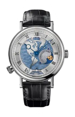 Часы men's classique hora mundi us Breguet 5717pt/us/9zu