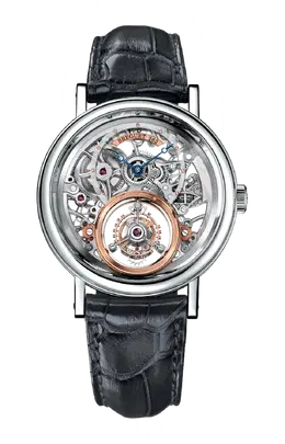 Часы classique grande complication openworked messidor tourbillon Breguet 5335pt/42/9w6