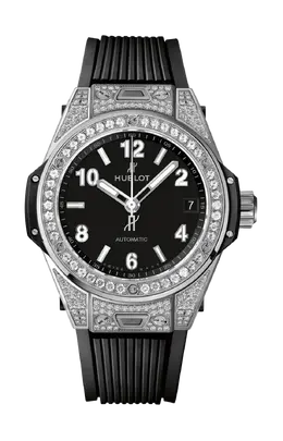 Часы Hublot One click steel pave 39 мм 465.sx.1170.rx.1604