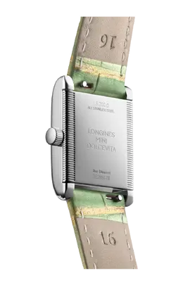 Часы Longines Mini Dolcevita с бриллиантами l5.200.0.05.2