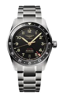 Часы Longines Spirit zulu time из титана 39 мм l3.802.1.53.6