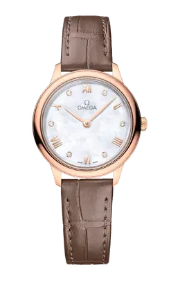 Часы Omega de ville prestige quartz 27,5 мм 434.53.28.60.55.001