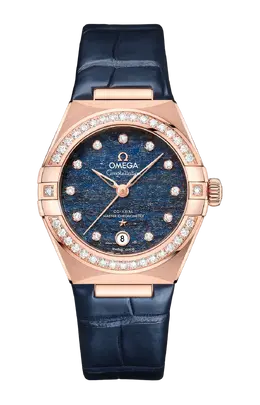 Часы Omega Constellation co-axial master chronometer с бриллиантами 29 мм 131.58.29.20.99.006