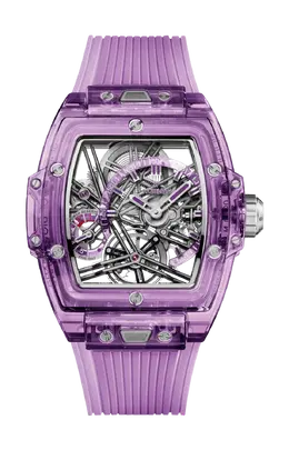 Часы Hublot Spirit of big bang torubillon purple sapphire 42 мм 645.jm.0120.rt