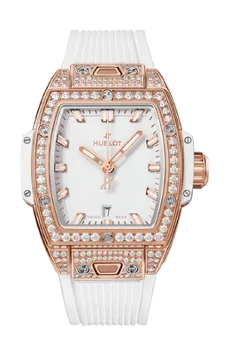 Часы Hublot Spirit of big bang из золота с бриллиантами 32 мм 682.oe.2080.rw.1604