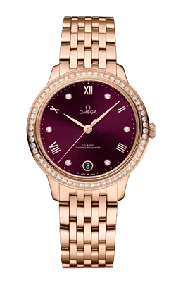 Часы Omega de ville prestige co‑axial master chronometer 34 мм 434.55.34.20.61.001