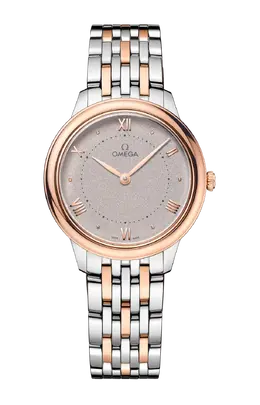 Часы Omega De ville prestige с розовым золотом 30 мм 434.20.30.60.02.001