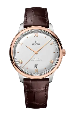 Часы Omega De ville prestige co‑axial master chronometer с розовым золотом 40 мм 434.23.40.20.02.001