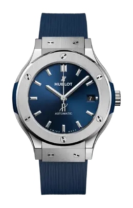 Часы Hublot Classic fusion из синего титана 38 мм 565.nx.7170.rx