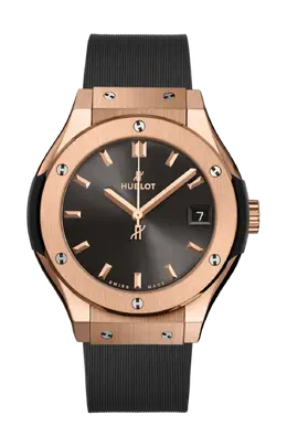 Часы Hublot Classic fusion racing grey king gold 33 мм 581.ox.7081.rx