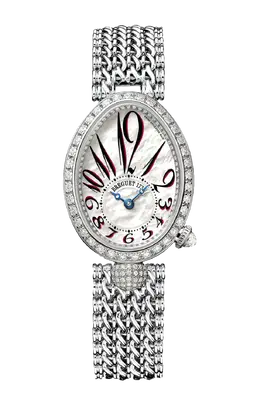 Часы Breguet Reine de naples 8928 из белого золота с бриллиантами 33 х 24,95 мм 8928bb/5p/j20 dd00