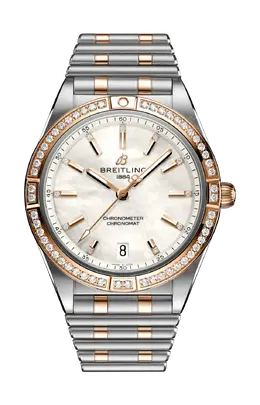 Часы Breitling Chronomat automatic 36 с розовым золотом u10380591a2u1