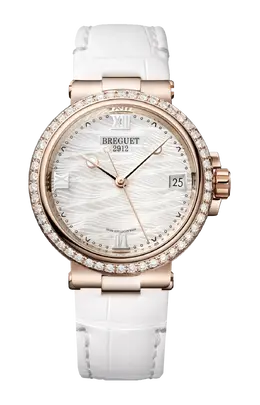 Часы Breguet Marine dame 9518 из розового золота с перламутром 33,80 мм 9518br/52/984/d000