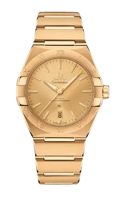 Часы Omega Constellation co‑axial master chronometer из желтого золота 39 мм 131.50.39.20.08.001