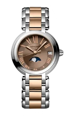 Часы Longines Primaluna с розовым золотом и бриллиантами 30,5 мм l8.115.5.61.7