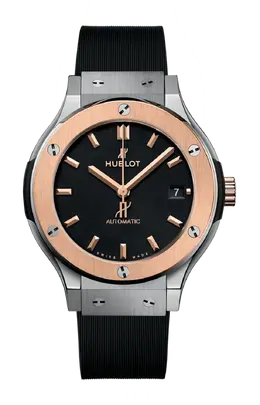 Часы Hublot Classic fusion titanium king gold 38 мм 565.no.1480.rx