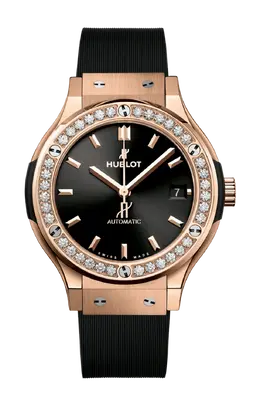 Часы Hublot Classic fusion king gold diamonds 38 мм 565.ox.1480.rx.1204