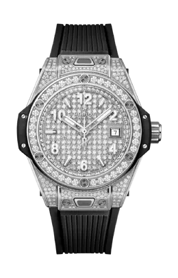 Часы Hublot Big bang с бриллиантами 33 мм 485.sx.9000.rx.1604